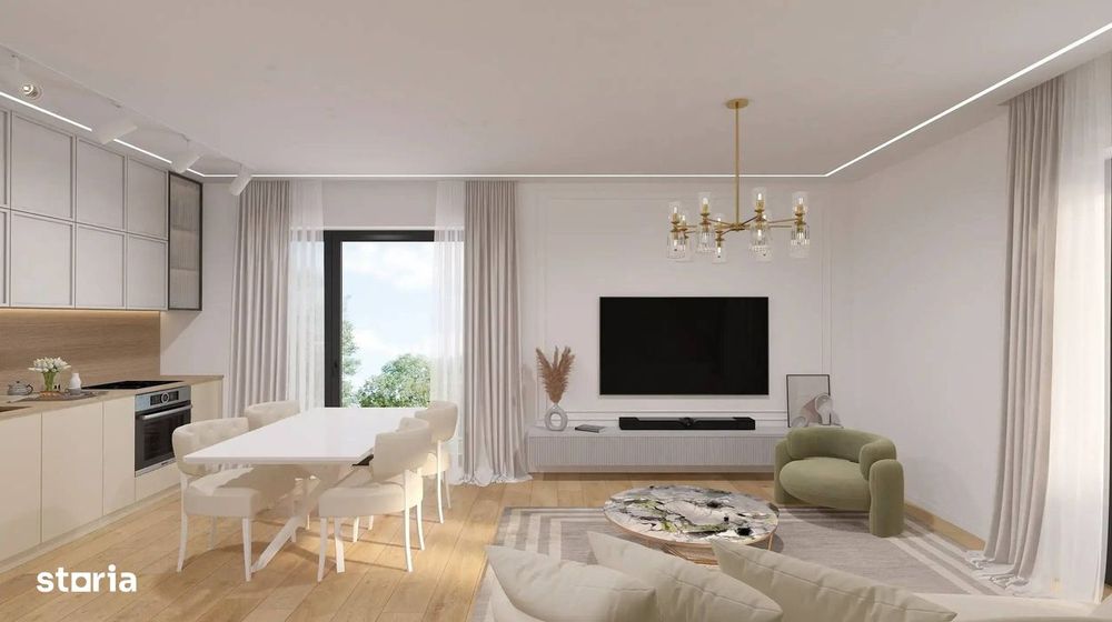 Apartament 2 camere Gradina 46 m Bloc nou Parcare inclusa Unirii 5 min