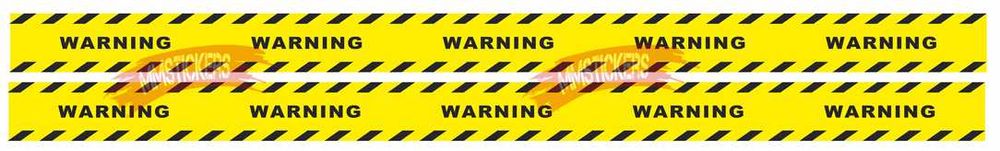 Автомобилни ленти WARNING /ВНИМАНИЕ/ BG76951  Универсални ленти