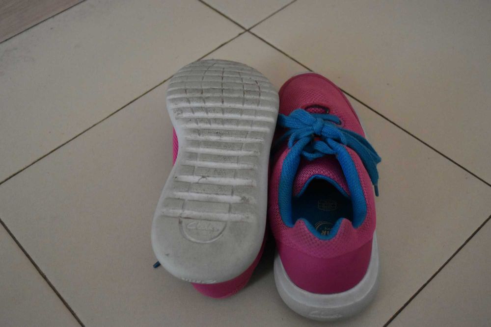 Clarks розови маратонки UK 13,5 F, № 33