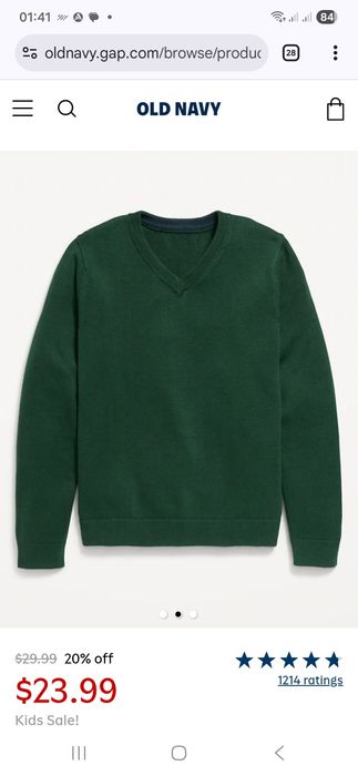 Gap хлопок свитер S