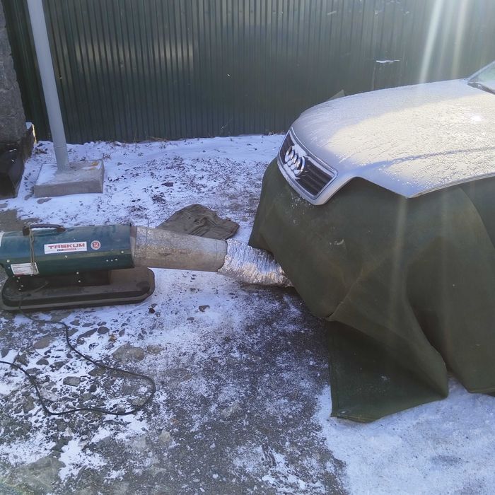 Отогрев автомашин