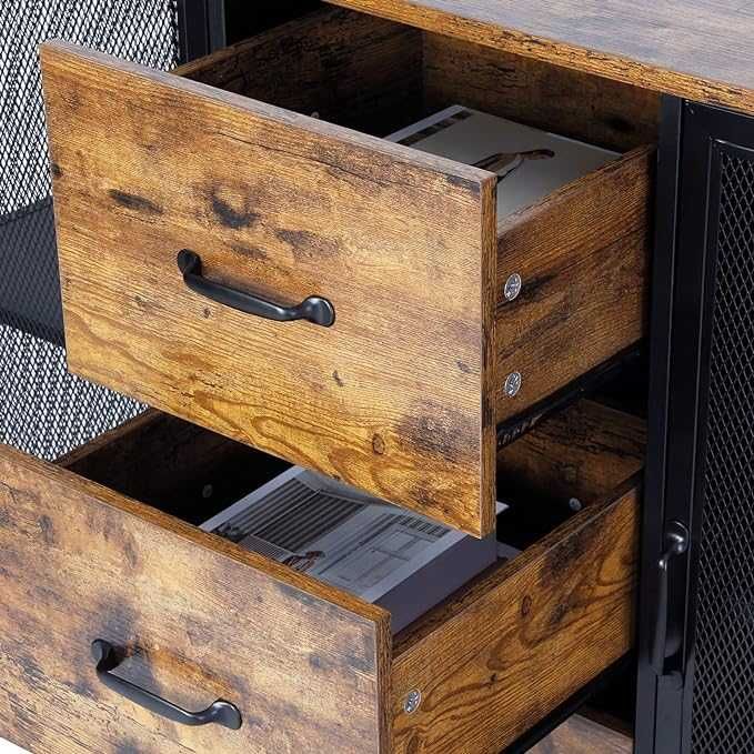 ПРОМОЦИЯ Универсален шкаф с метална рамка – 120x40x80 - 10FJGSST01OK