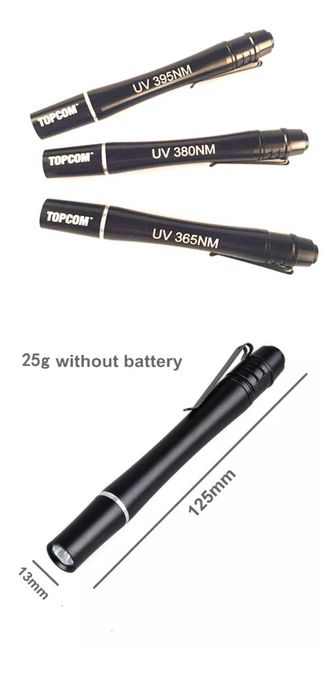 Ультрафиолет уф ультрафиолетовый фонарик проверка валюты доллары UV