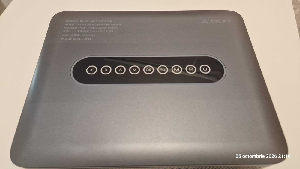 Video proiector FullHD 1080P, 12.000 lumeni, Android
