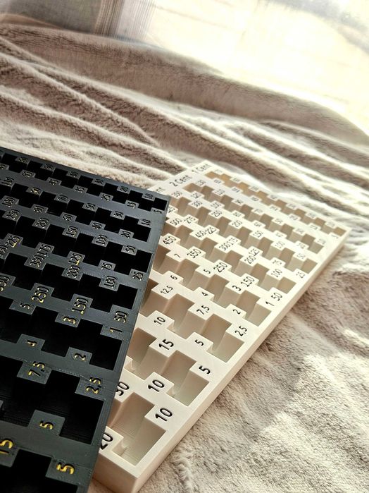 Голям Евро Монетник с износоустойчиви текст цифри. BIG Euro Coins Tray