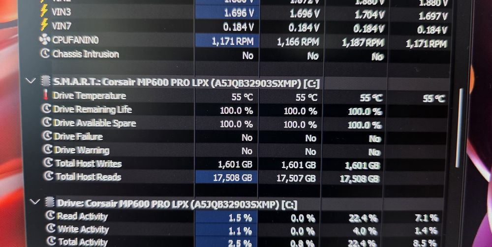 2TB Corsair MP600 PRO LPX NVMe M.2 SSD