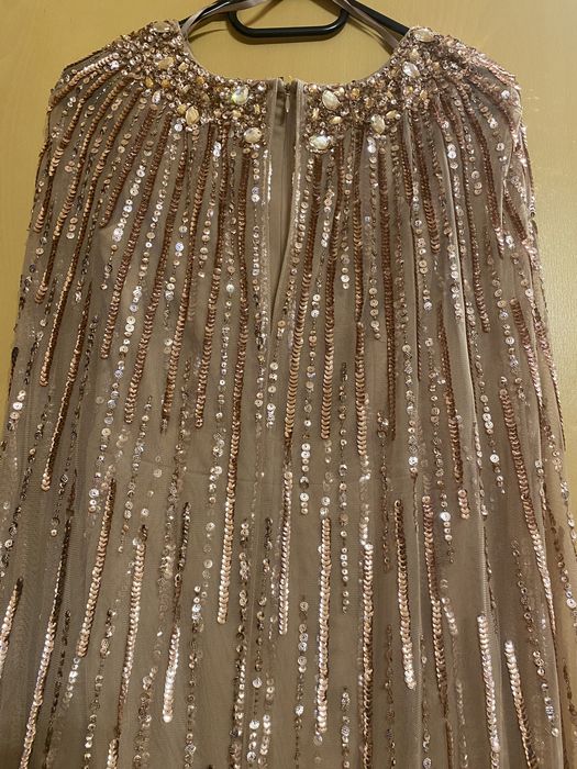 Rochie eleganta Adrianna Papell 32 rose gold