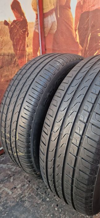 2 Anvelope Pirelli 215 55 R17 de vara . Dot 2017
