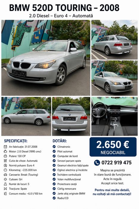 BMW 5 Series 2008