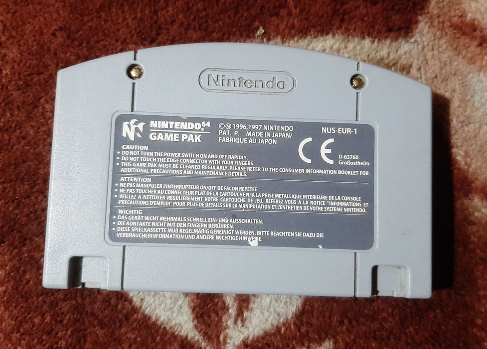 joc nintendo 64 international superstar soccer 98 original pal