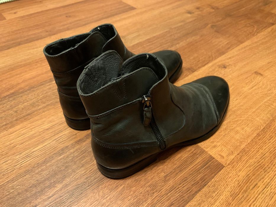 Cizme barbatesti din piele naturala