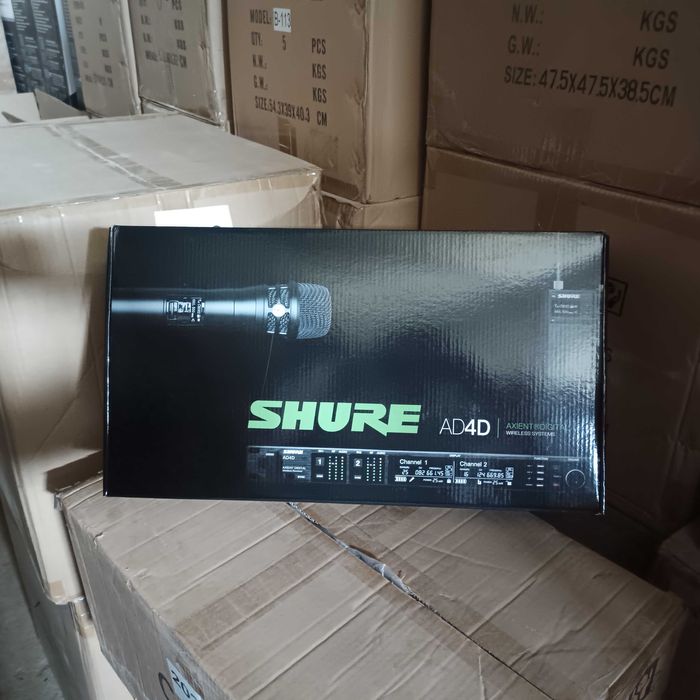 SHURE AD4D modeli 2 ekranli simsiz Mikrofon Simsiz mikrofon