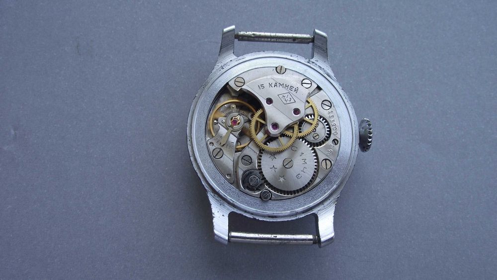 ЧАСОВНИК-ПОБЕДА-15кам.-1МЧЗ-56г.-СССР-Супер часовник