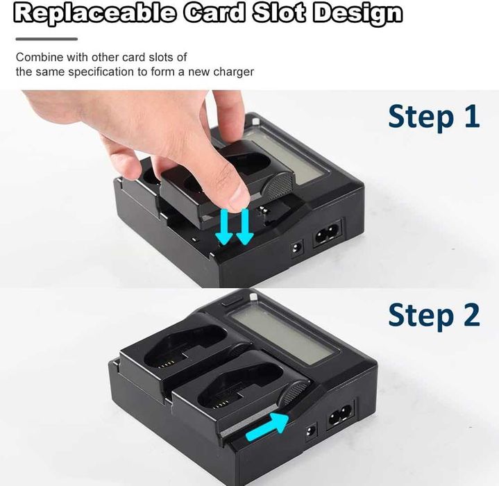 Двойно зарядно LC-E4 за батерии LP-E4 / LP-E4N / LP-E19