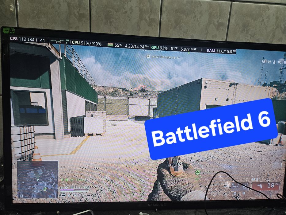 Unitate PC Gaming Ryzen 5 5500 video 8GB GTX 1080 16GB RAM SSD