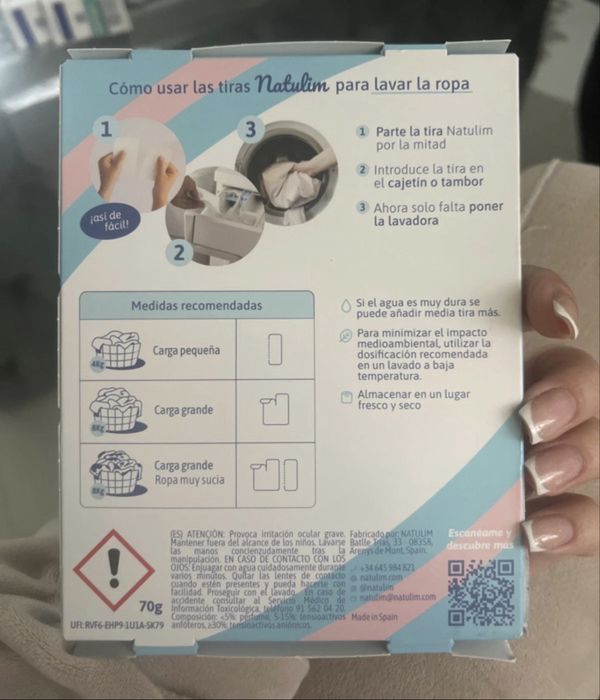 Detergent de rufe ecologic 40 de spalari