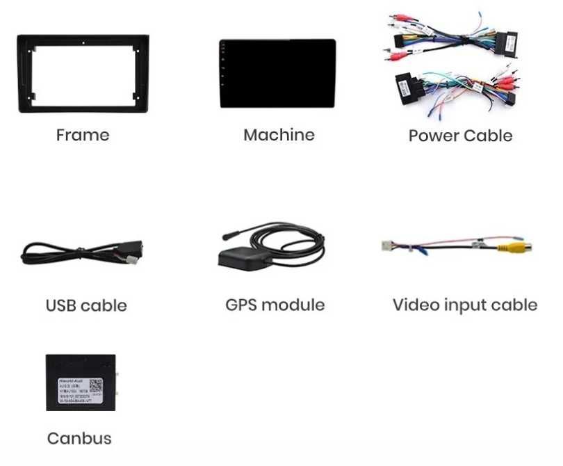 Navigatie Carplay 4GB RAM Audi A4 B6 B7, Seat Exeo Noua
