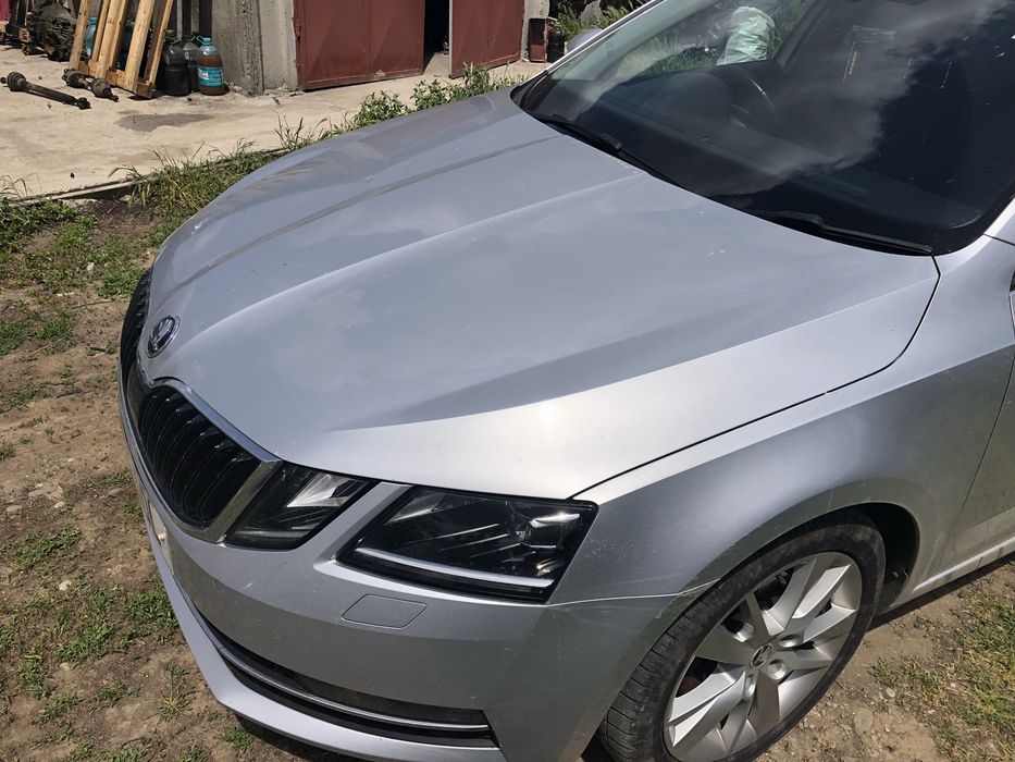 Fata completa Skoda Octavia 3 facelift 2017-2020 Bara fata capota aripa stanga dreapta far xenon faruri trager 2.0 tdi Euro 6 CRM CRMB LA7W SYV LA7W