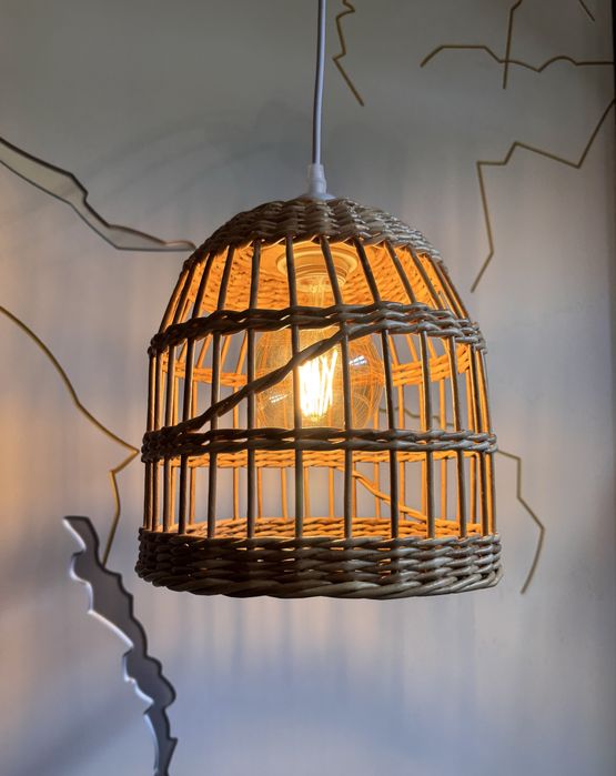 Продам плетенный абажур