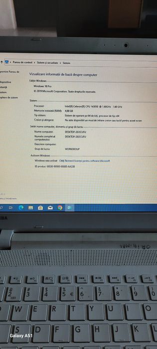 Laptop Toshiba satellite