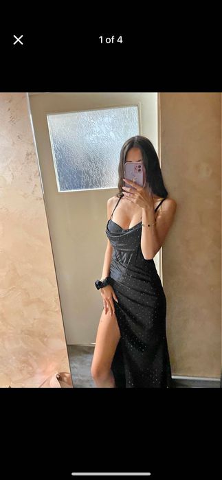 Продавам черна рокля