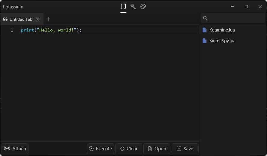 Potassium executor для Roblox НАВСЕГДА 100% SUNC читы