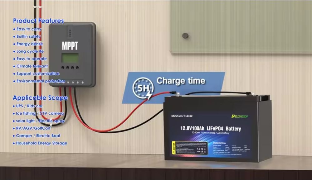 100А LiFePo4  акумулатори