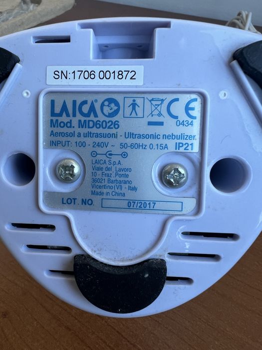 Aparat aerosoli (inhalator) cu ultrasunete Laica MD6026