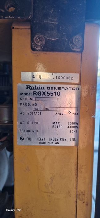Бензиновый генератор модель RGX5510