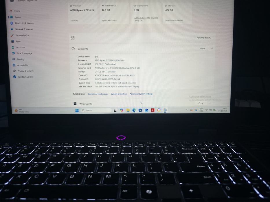 Vănd/Schimb Lapotp Gaming