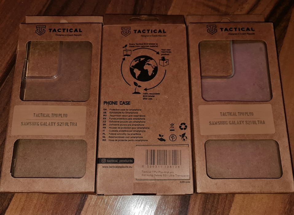 Husa silicon originala Tactical Antisoc Cover Samsung Galaxy S21 Ultra