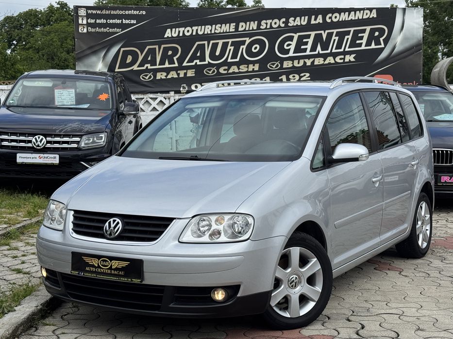 VW TOURAN 7 X LOCURI  128.500 Km . 2.0 TDI Stare Tehnica Estetica Fara Repros Vopsea Originala Import Italia Fara Rugina Garantie Motor Cutie Viteze