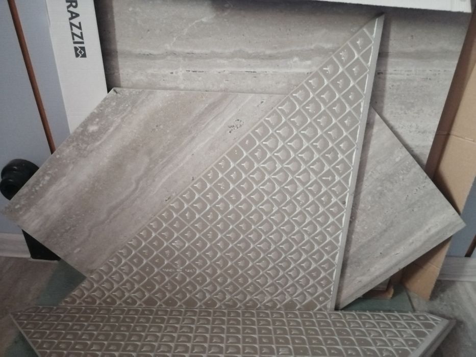 Гранитогрес Мараци Травертино силвър - парчета