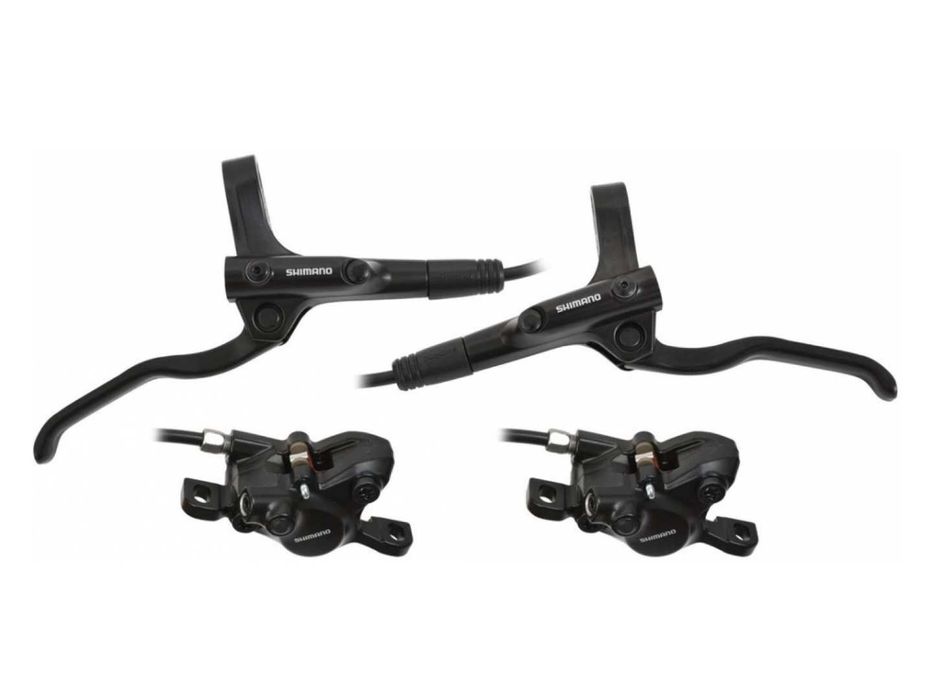 Комплект предна и задна хидравлични спирачки Shimano MT200 - CD