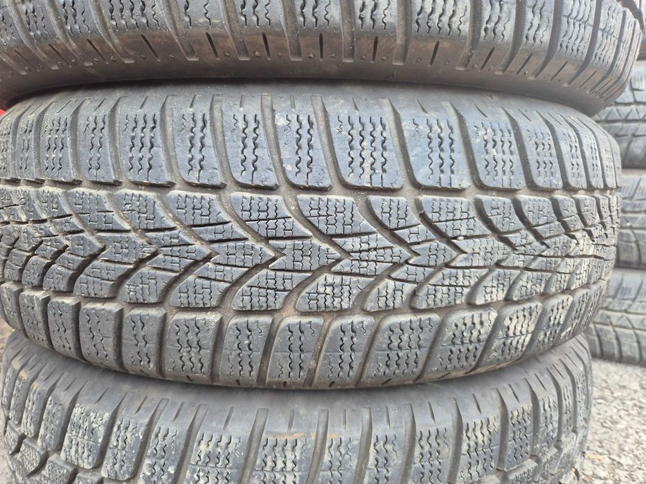 4 Anvelope M+S - 195/65/16 - DUNLOP 4D - CA UNELE NOI - DOT 2017 !