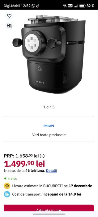 Vândm așină de făcut Paste