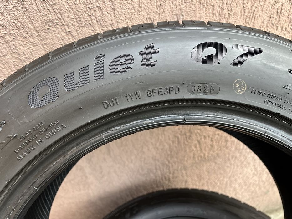 4 anvelope vara 205/55 R16, 6,5-7mm profil ramas! DOT 2025, ca nou nou