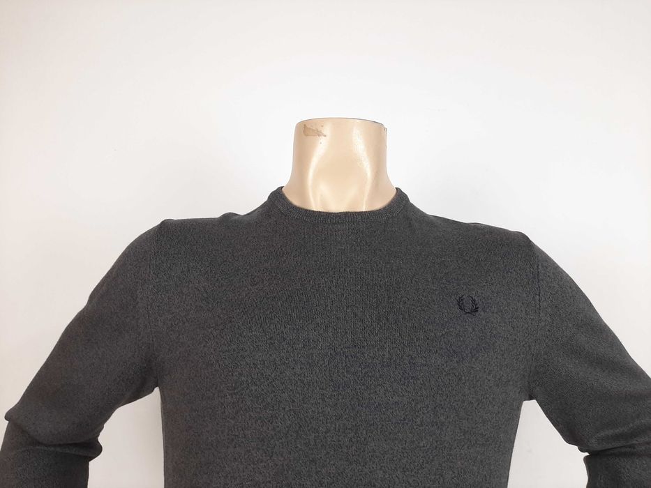 Fred Perry Crew Neck Sweater - Оригинален мъжки пуловер размер L