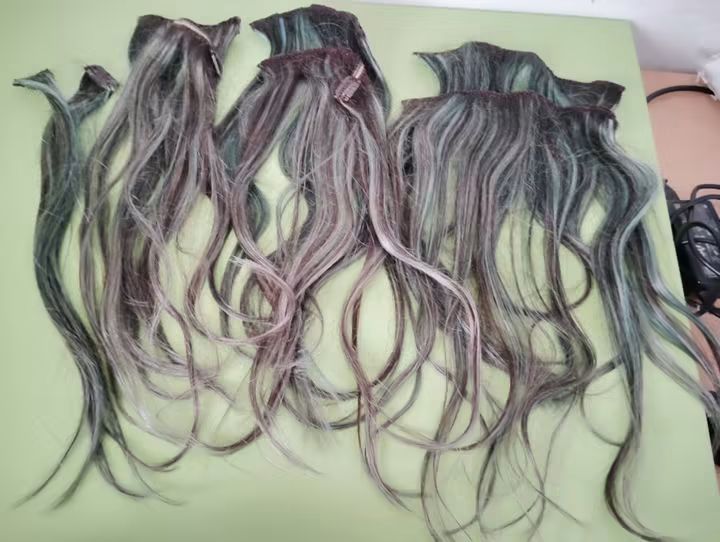 Coadă din par natural +extensii