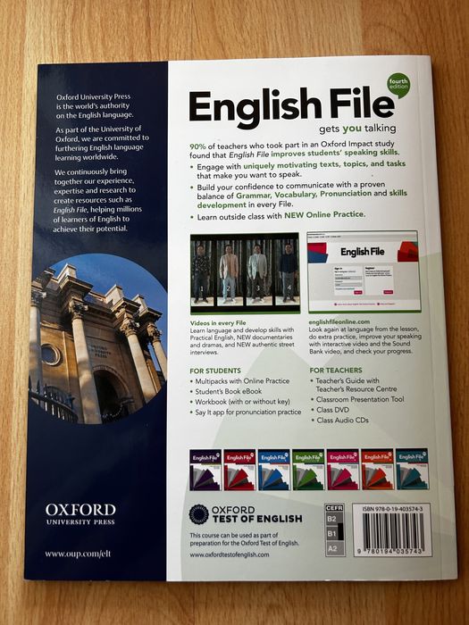 Ученик по английски Oxford fourth edition