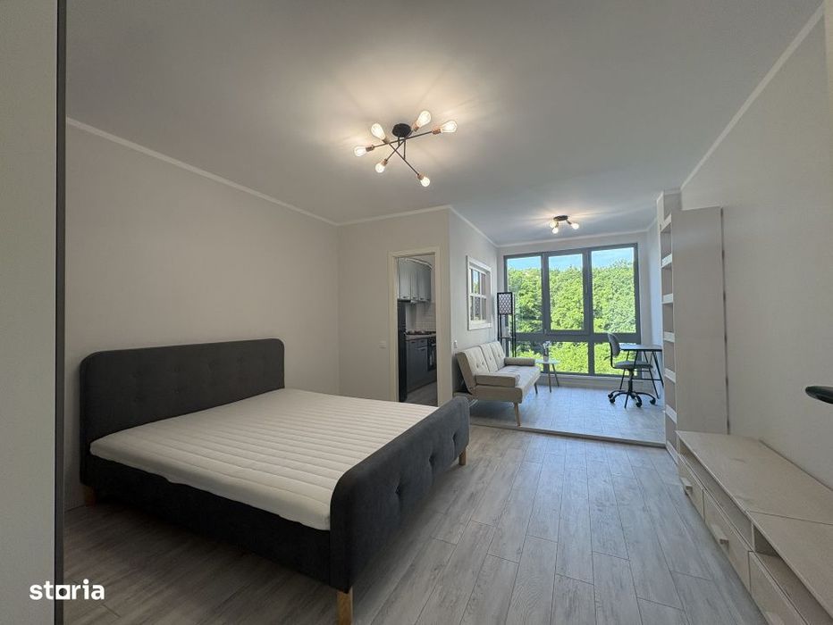 Apartament cu o camera, acces facil catre oras si priveliste catre pad — fotografia 1