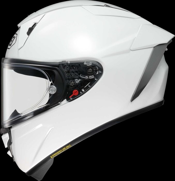 Каска Shoei X-SPR Pro черна мат/гланц бял гланц Мото Мотор