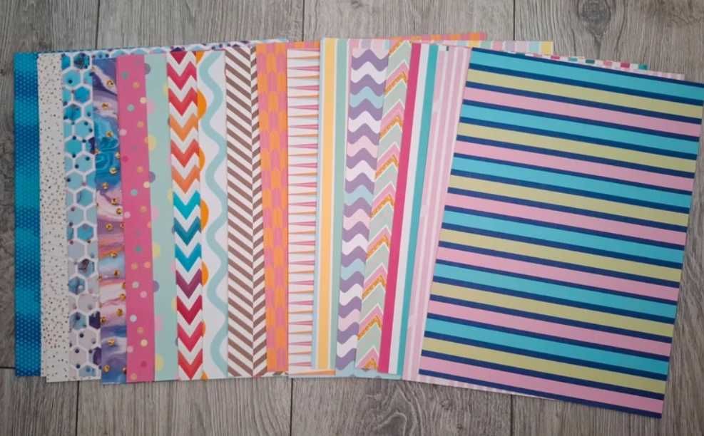 Vand kraft paper A4 92 modele/273 coli, 12 washi tape