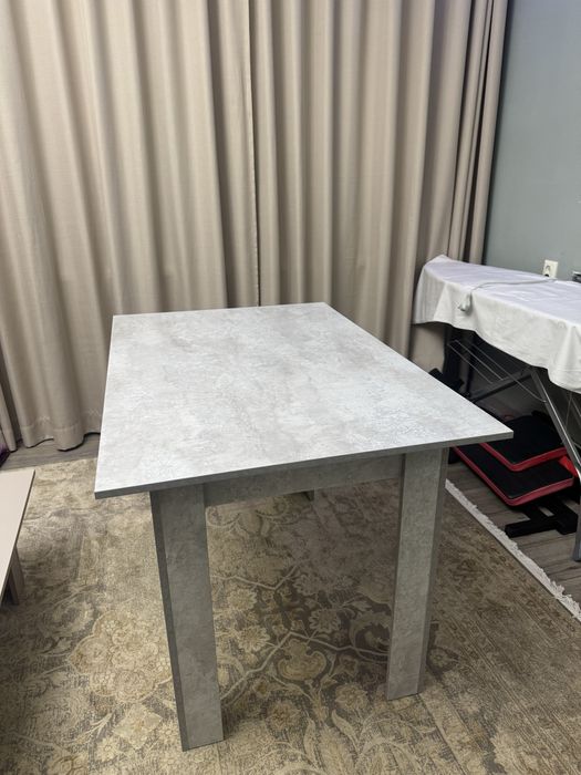 Стол новый серый 120х80