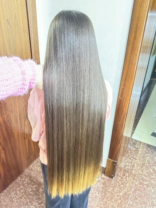 Кератиновое выпрямление