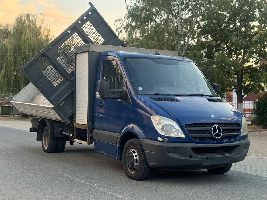 Mercedes Sprinter 515 CDI, Basculabil pe 3 parti scattolini, An 2008, Se conduce cu categoria B, recent adusa