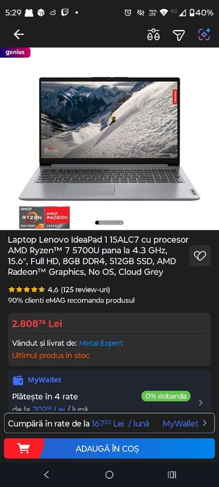 (super negociabil)URGENT Lenovo IdeaPad 1