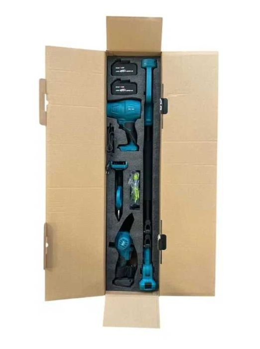 4в1 Акумулаторен инструмент - духалка, ножица, резачка прът KraftRoyal