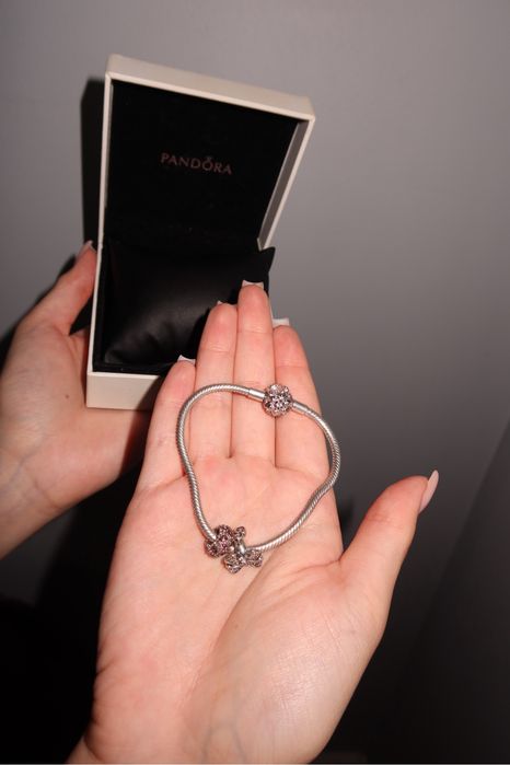 Pandora браслет с шармами