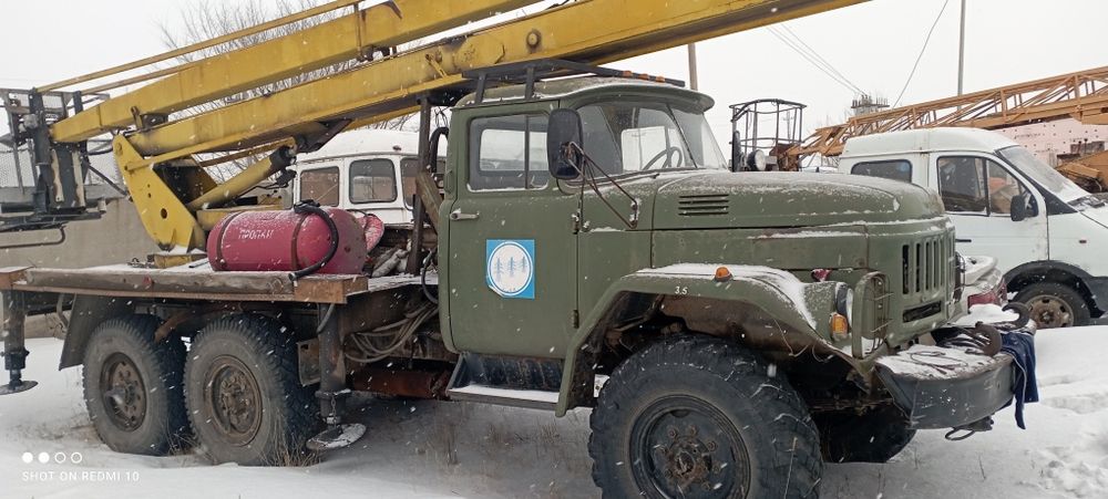 Автовышка на базе ЗИЛ 131 агп18